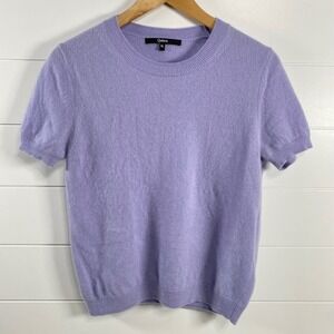 Quince Lavender Crew Neck Sweater